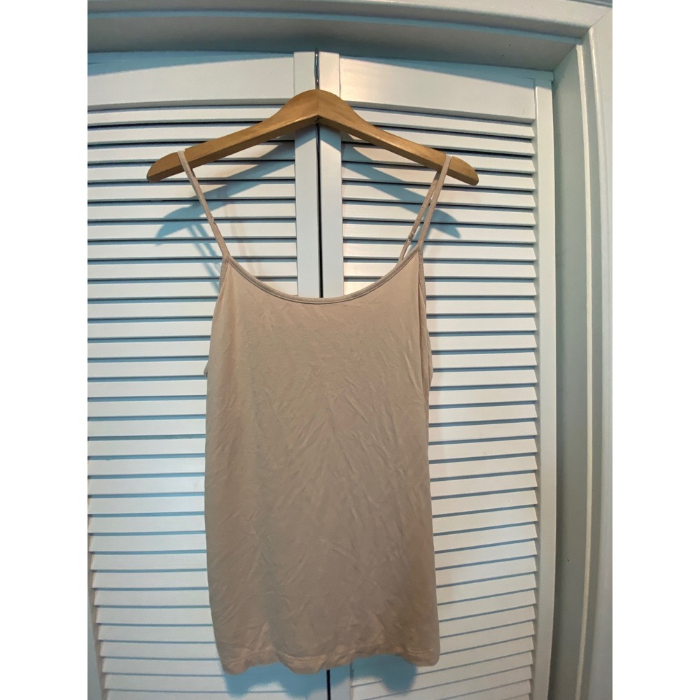 Merona Tan Nude Adjustable Spaghetti Strap Camisole Tank Top XL